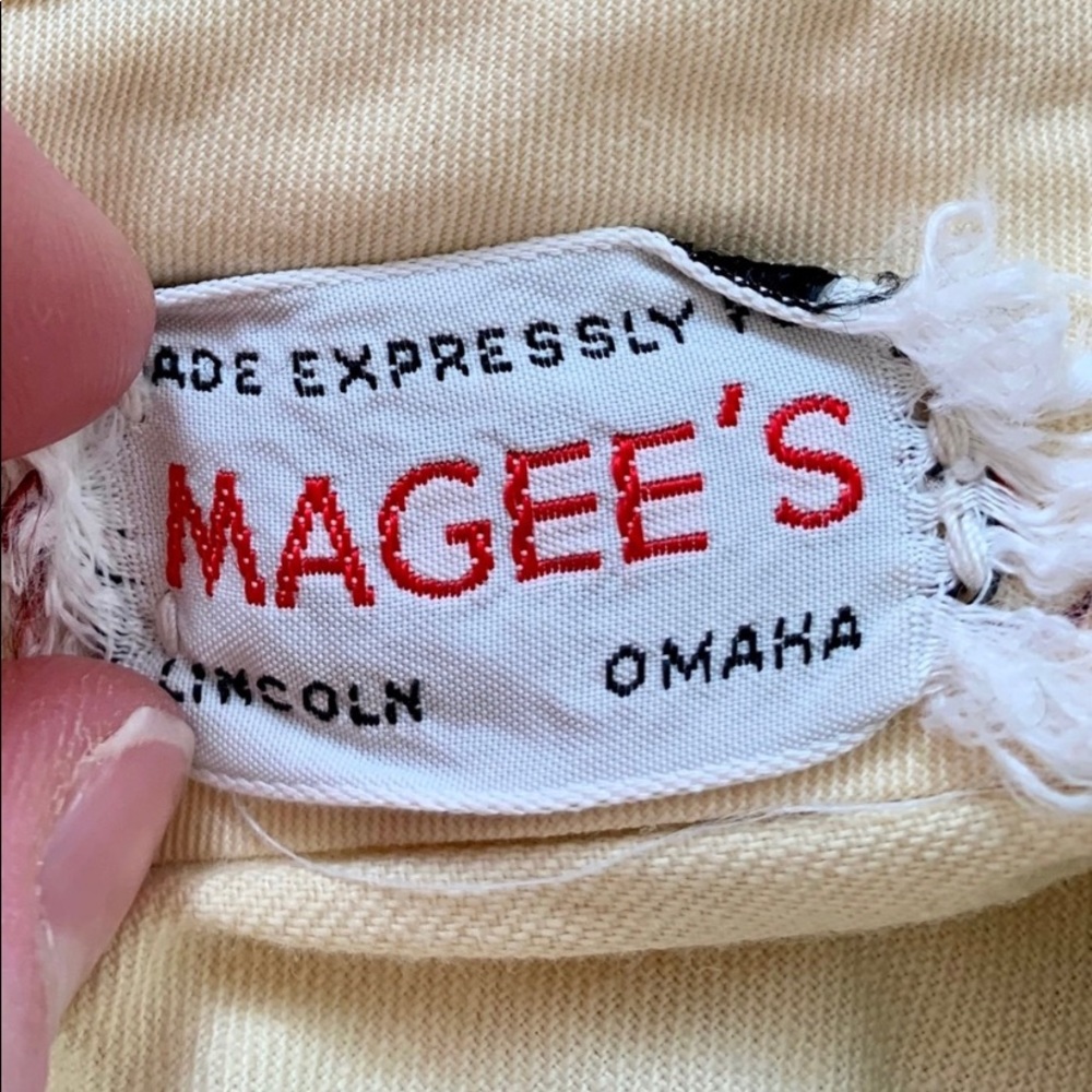 SALE Vintage 1960s Magee’s Olive Tweed Slacks - Picture 9 of 11